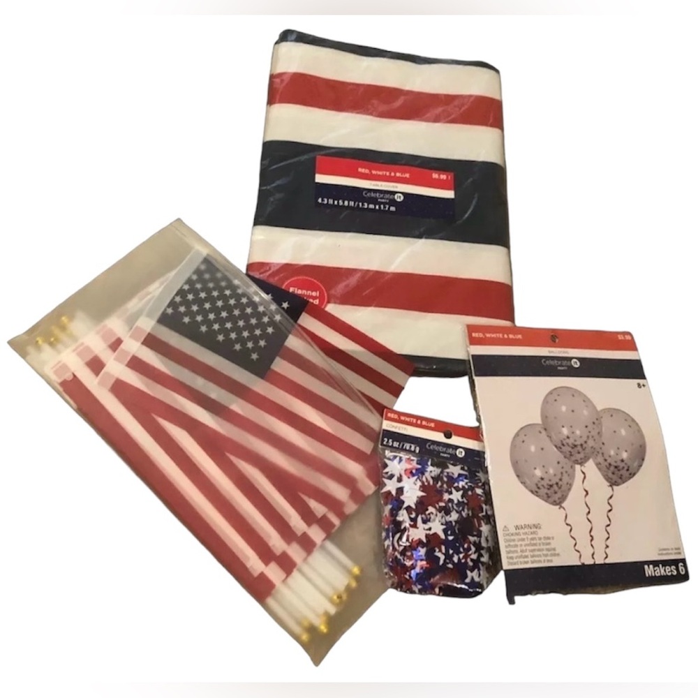 4th of July Kits With 4 Accessories Patriotic Party Supplies Decor